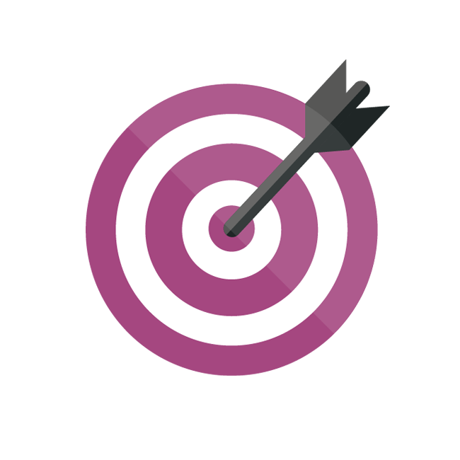 Target with arrow in bullseye