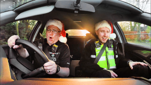 Staffordshire Police Christmas Carpool Karaoke
